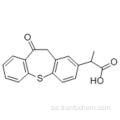 10,11-dihydro-alfa-metyl-10-oxo-dibenso [b, f] tiepin-2-ättiksyra CAS 74711-43-6